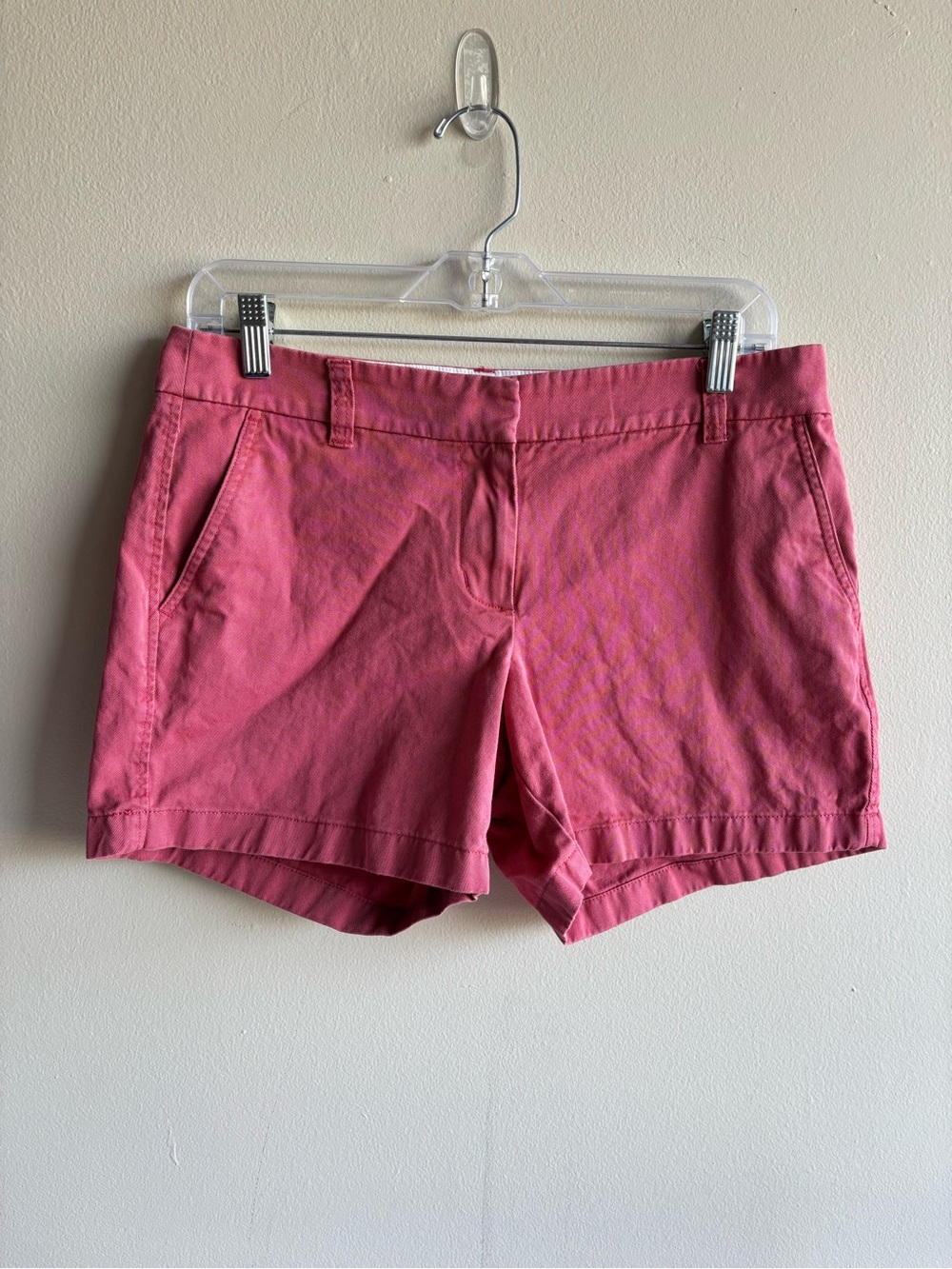 J. Crew Pink Cotton Chino Shorts